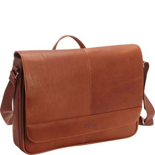 Kenneth Cole Colombian Leather 15.4-inch Laptop Messenger Bag