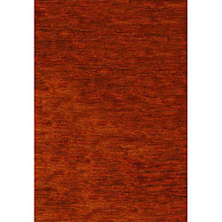 Safavieh Hand-knotted Vegetable Dye Solo Rust Hemp Rug (9' x 12')