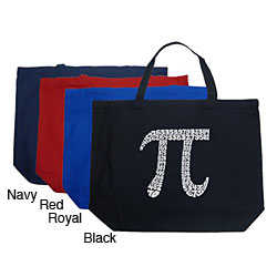 Los Angeles Pop Art 'Pi' Large Shopping Tote