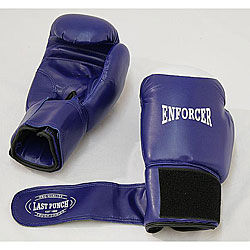 Blue Pair Pro Boxing Gloves