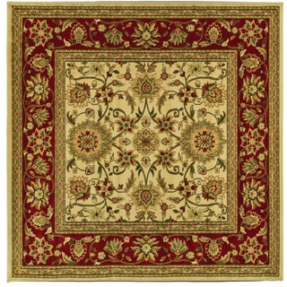 Safavieh Lyndhurst Traditional Oriental Ivory/ Red Rug (8' Square)