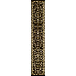 Safavieh Lyndhurst Traditional Oriental Black/ Ivory Runner (2'3 x 20')