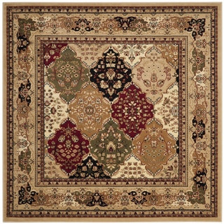 Safavieh Lyndhurst Traditional Oriental Multicolor/ Beige Rug (6' Square)