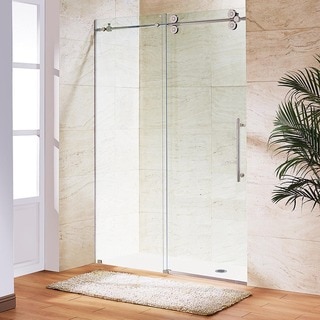 Vigo 60-inch Clear Glass Frameless Tub Sliding Door