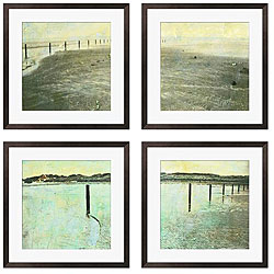 Gallery Direct Sara Abbott 'Beach Series I-IV' Giclee Framed Prints (Set of 4)