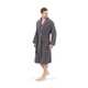 Thumbnail 10, Authentic Hotel Spa Unisex Turkish Cotton Terry Cloth Bath Robe. Changes active main hero.