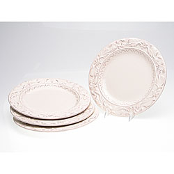 Certified International Firenze Ivory 11.5-inch Dinner Plate (Set of 4)