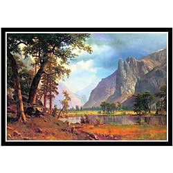 Albert Bierstadt 'Yosemite Valley' Framed Print Art