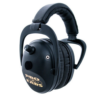Pro Ears NRR 26 Predator Gold Black Hearing Protection and Amplfication Contoured Ear Muffs