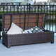 Santiago Brown Wicker Storage Ottoman by Christopher Knight Home - Thumbnail 0