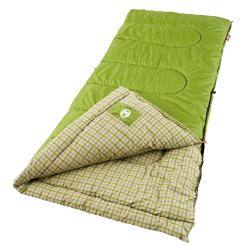 Thumbnail 3, Coleman Green Valley Cool Weather Sleeping Bag. Changes active main hero.