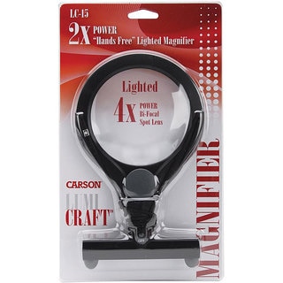 Carson LumiCraft Hand-free Lighted Magnifier