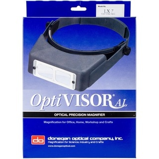 OptiVISOR LX # 7 Hands-free Adjustable Binocular Magnifier Lensplate