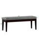 Hawthorne Upholstered Espresso Finish Bench by iNSPIRE Q Bold - Thumbnail 8