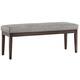 Hawthorne Upholstered Espresso Finish Bench by iNSPIRE Q Bold - Thumbnail 4