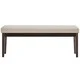 Hawthorne Upholstered Espresso Finish Bench by iNSPIRE Q Bold - Thumbnail 5