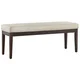 Hawthorne Upholstered Espresso Finish Bench by iNSPIRE Q Bold - Thumbnail 2