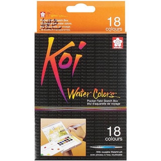 Koi 18-color Water Color Field Sketch Kit
