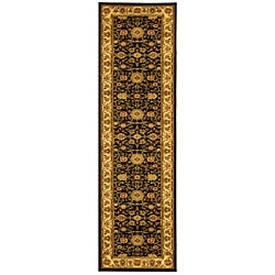Safavieh Lyndhurst Traditional Oriental Black/ Ivory Runner (2'3 x 6')