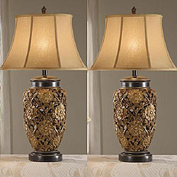Flostic 33-inch Antique Table Lamps (Set of 2)