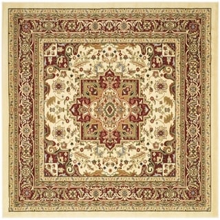 Safavieh Lyndhurst Traditional Oriental Ivory/ Red -Style Rug (8' x 8' Square)