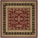 Safavieh Lyndhurst Traditional Oriental Red/ Black Rug (6' x 6' Square) - Thumbnail 1
