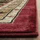 Safavieh Lyndhurst Traditional Oriental Red/ Black Rug (8' x 8' Square) - Thumbnail 5