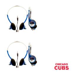 Nemo Digital MLB Chicago Cubs Overhead Headphones (Case of 2)