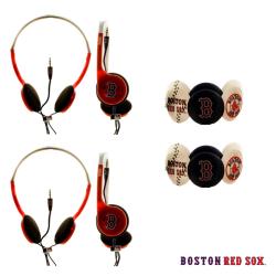 Nemo Digital MLB Boston Red Sox Headphones (Case of 2)