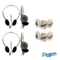 Nemo Digital MLB Los Angeles Dodgers Headphones (Case of 2)