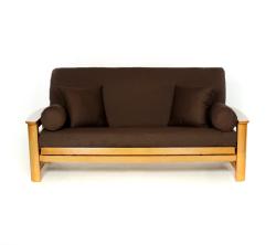 Lifestyle Covers Brown Full-size Futon Cover - Thumbnail 1