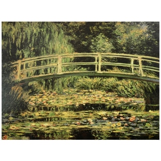 Monet 'The Japanese Bridge' at Giverny Canvas Wall Art (China)