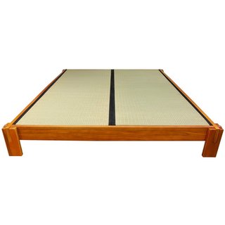 Mahogany Honey King Tatami Platform Bed (China)