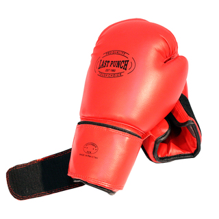 16-ounce Red Practice Boxing Gloves