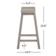 Salvador Saddle Back 24-inch Counter Height Stool by Inspire Q (Set of 2)