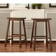 Salvador Saddle Back 29-inch Counter Height Stools by INSPIRE Q (Set of 2)