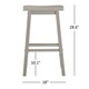 Salvador Saddle Back 29-inch Counter Height Stools by INSPIRE Q (Set of 2)
