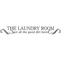 Design on Style 'Laundry Room Good Dirt' Vinyl Wall Art Quote