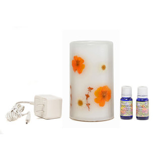 CandleTek Marigold Aroma Therapy Flameless Candle