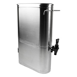 Narrow 3.5-gallon Stainless Steel Ice Tea/ Coffee Dispenser