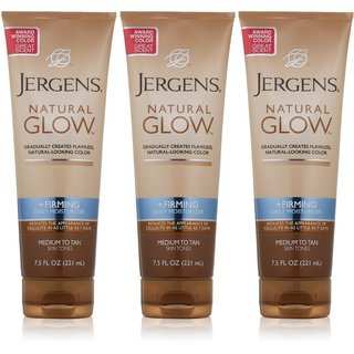 Jergens Natural Glow 22.5-ounce Daily Moisturizer Firming Medium to Tan (Pack of 3)