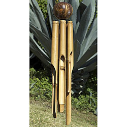 Handmade Bamboo 'Natural X-large' Wind Chime (Indonesia)