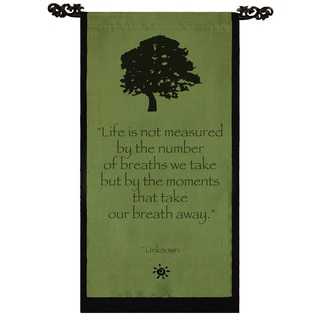 Handmade Cotton Tree of Life Design Unknown Quote Scroll (Indonesia)