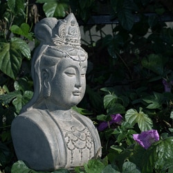 Handmade Stone Quan Yin Bust (Indonesia)