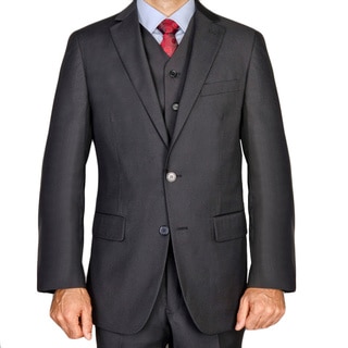 Men's Black 3-piece Suit