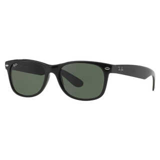 Ray-Ban New Wayfarer Classic RB 2132 Unisex Black Frame Green Classic Lens Sunglasses