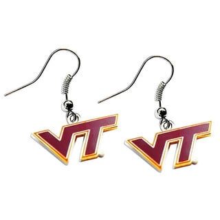 Virginia Tech Hokies Dangle Logo Earrings
