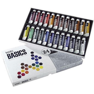 Basics Acrylic 24-color Paint Set