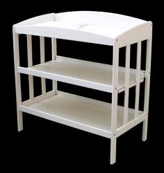White Wooden Changing Table