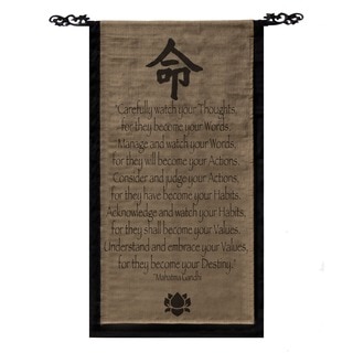 Mohandas Ghandi Scroll Banner (Indonesia)
